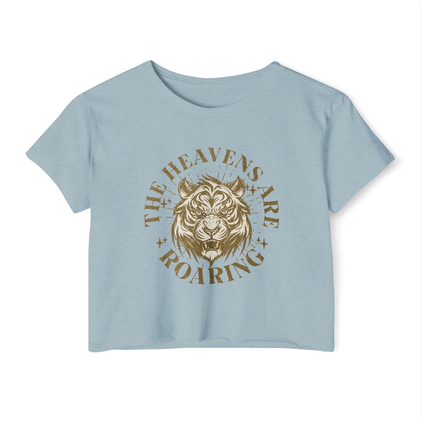 THE HEAVENS ARE ROARING - SOFT, LIGHTWEIGHT CROP TOP