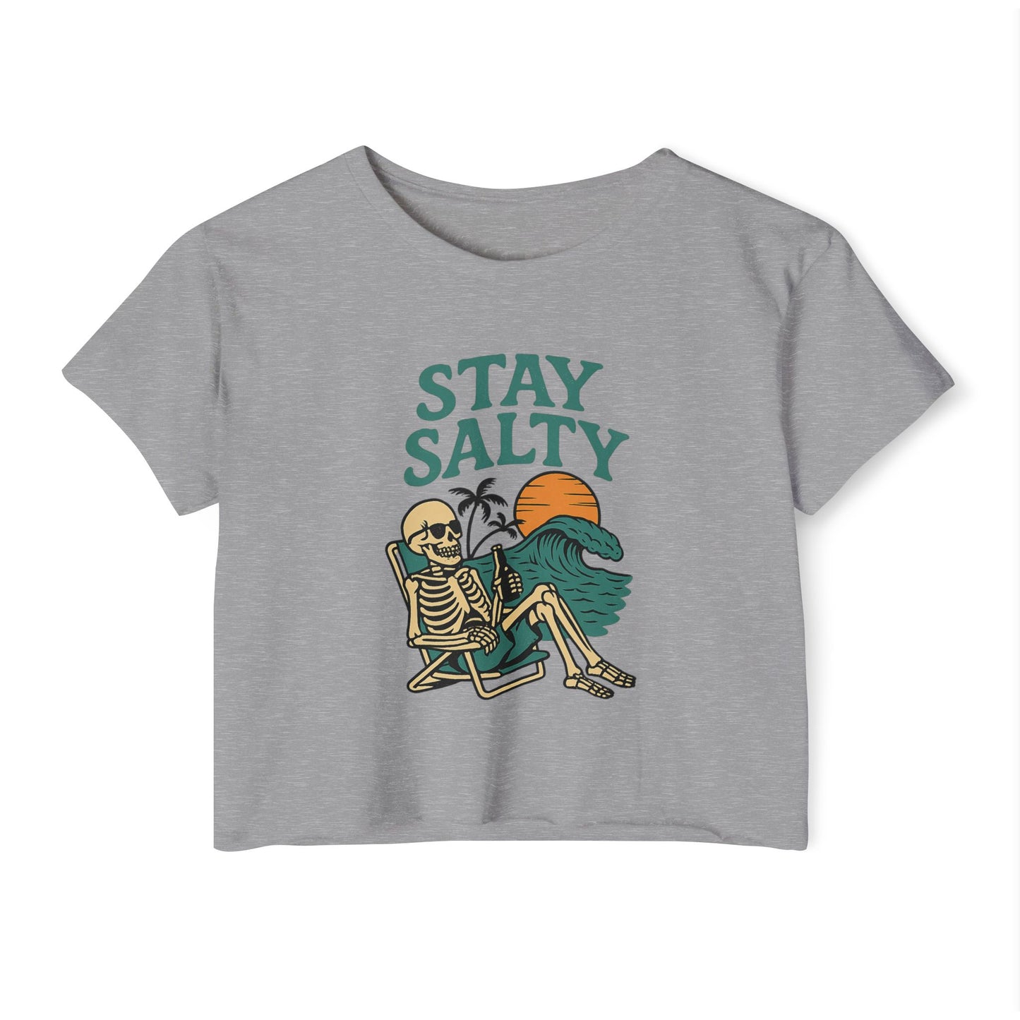 STAY SALTY - SOFT, LIGHTWEIGHT CROP TOP