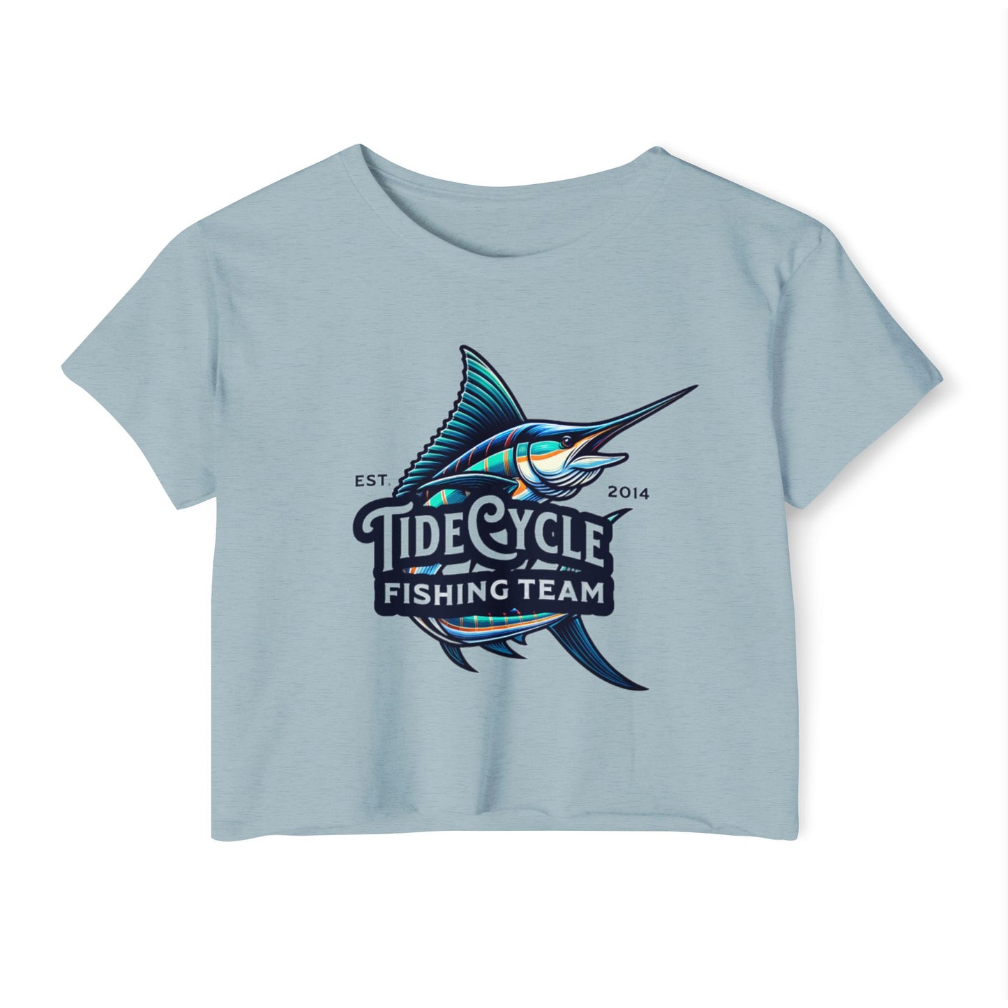 TIDECYCLE FISHING TEAM - SOFT, LIGHTWEIGHT CROP TOP
