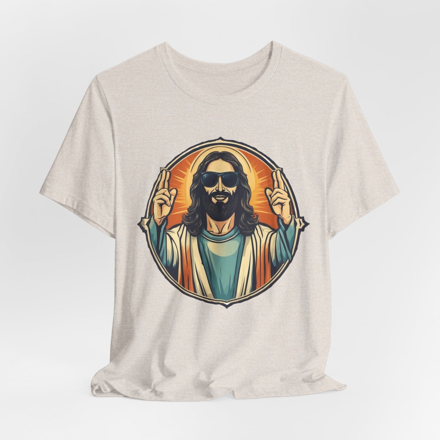 RETRO JESUS - ADULT SOFTSTYLE