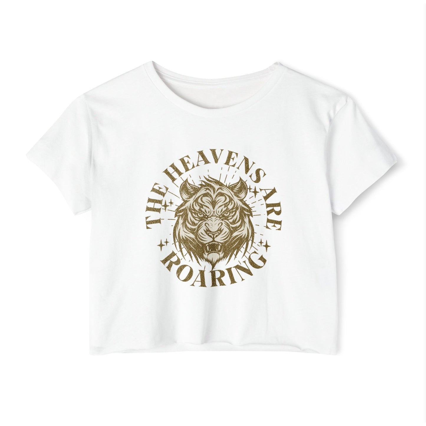 THE HEAVENS ARE ROARING - SOFT, LIGHTWEIGHT CROP TOP