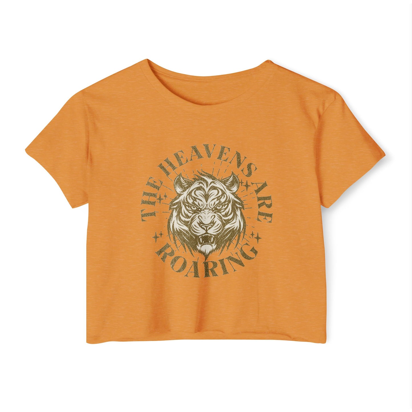 THE HEAVENS ARE ROARING - SOFT, LIGHTWEIGHT CROP TOP