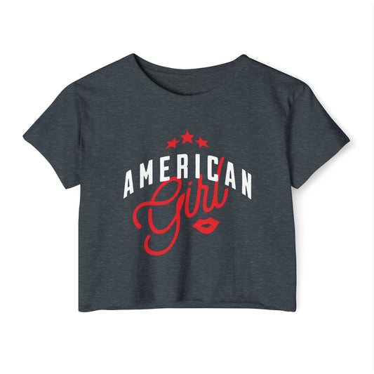 AMERICAN GIRL - SOFT, LIGHTWEIGHT CROP TOP