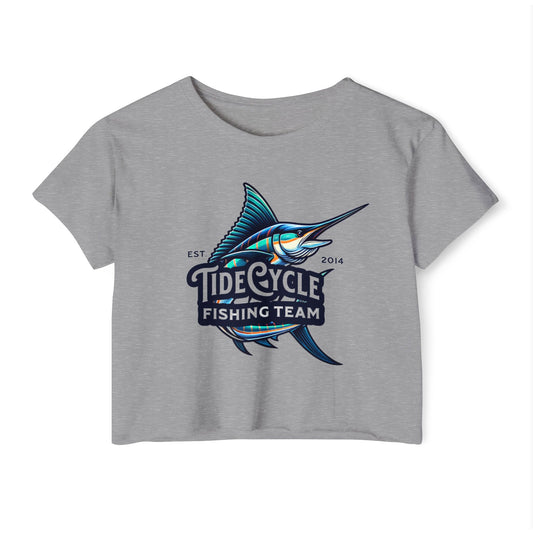 TIDECYCLE FISHING TEAM - SOFT, LIGHTWEIGHT CROP TOP