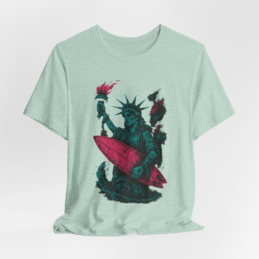 SURF LADY LIBERTY - ADULT SOFTSTYLE