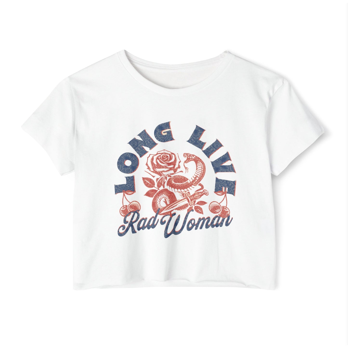 LONG LIVE RAD WOMEN - SOFT, LIGHTWEIGHT CROP TOP