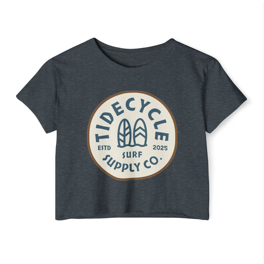 TIDECYCLE SURF SUPPLY - SOFT, LIGHTWEIGHT CROP TOP