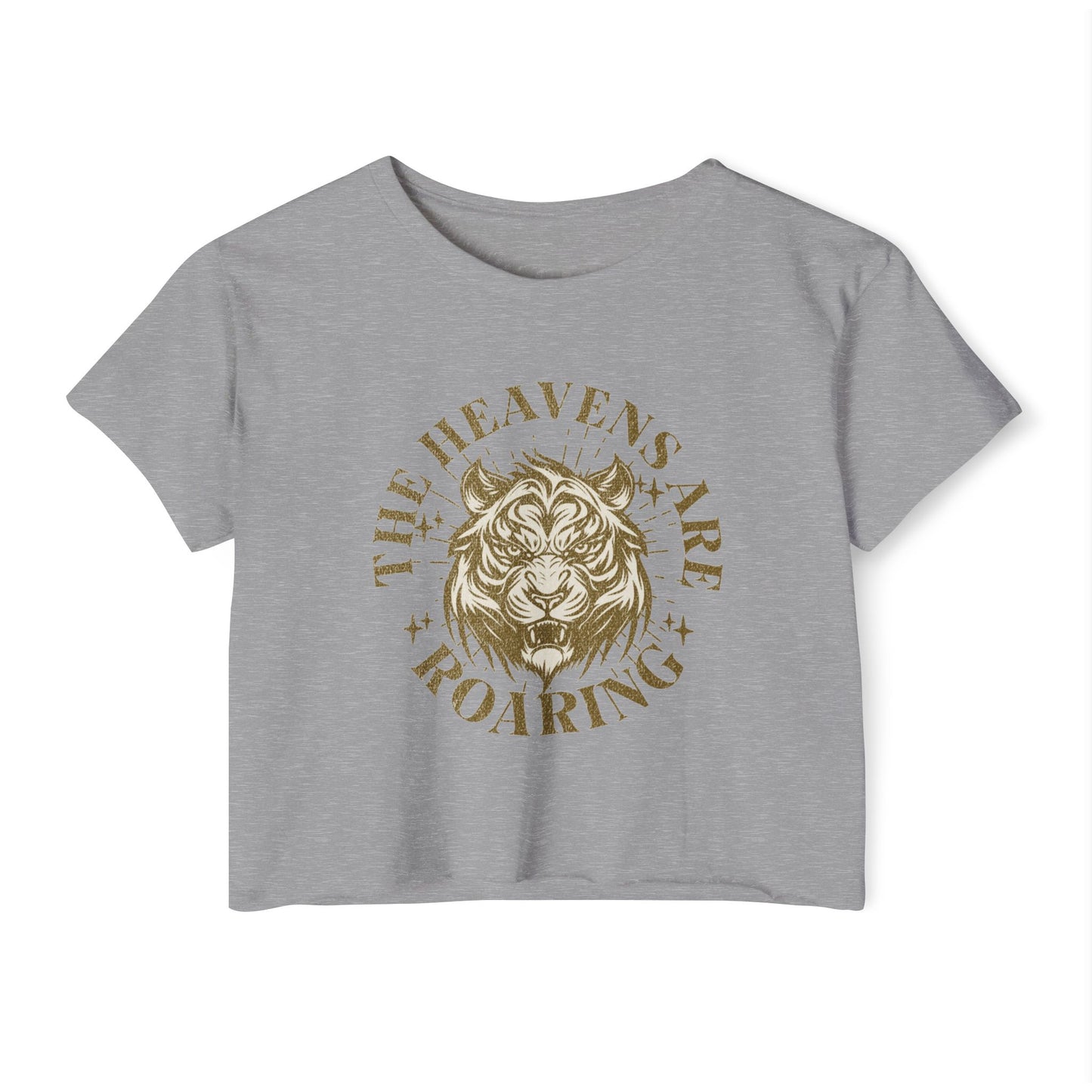 THE HEAVENS ARE ROARING - SOFT, LIGHTWEIGHT CROP TOP