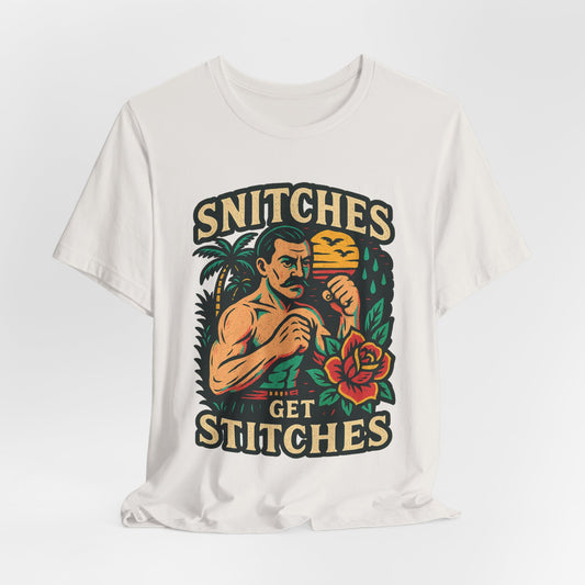 SNITCHES GET STITCHES - ADULT SOFTSTYLE