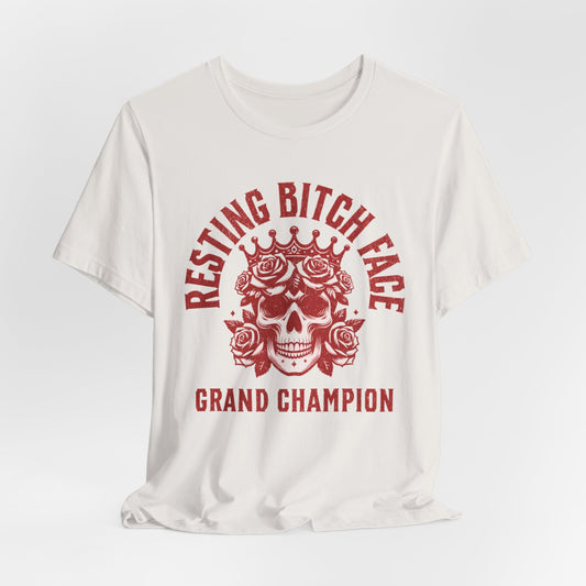 RESTING BITCH FACE - ADULT SOFTSTYLE