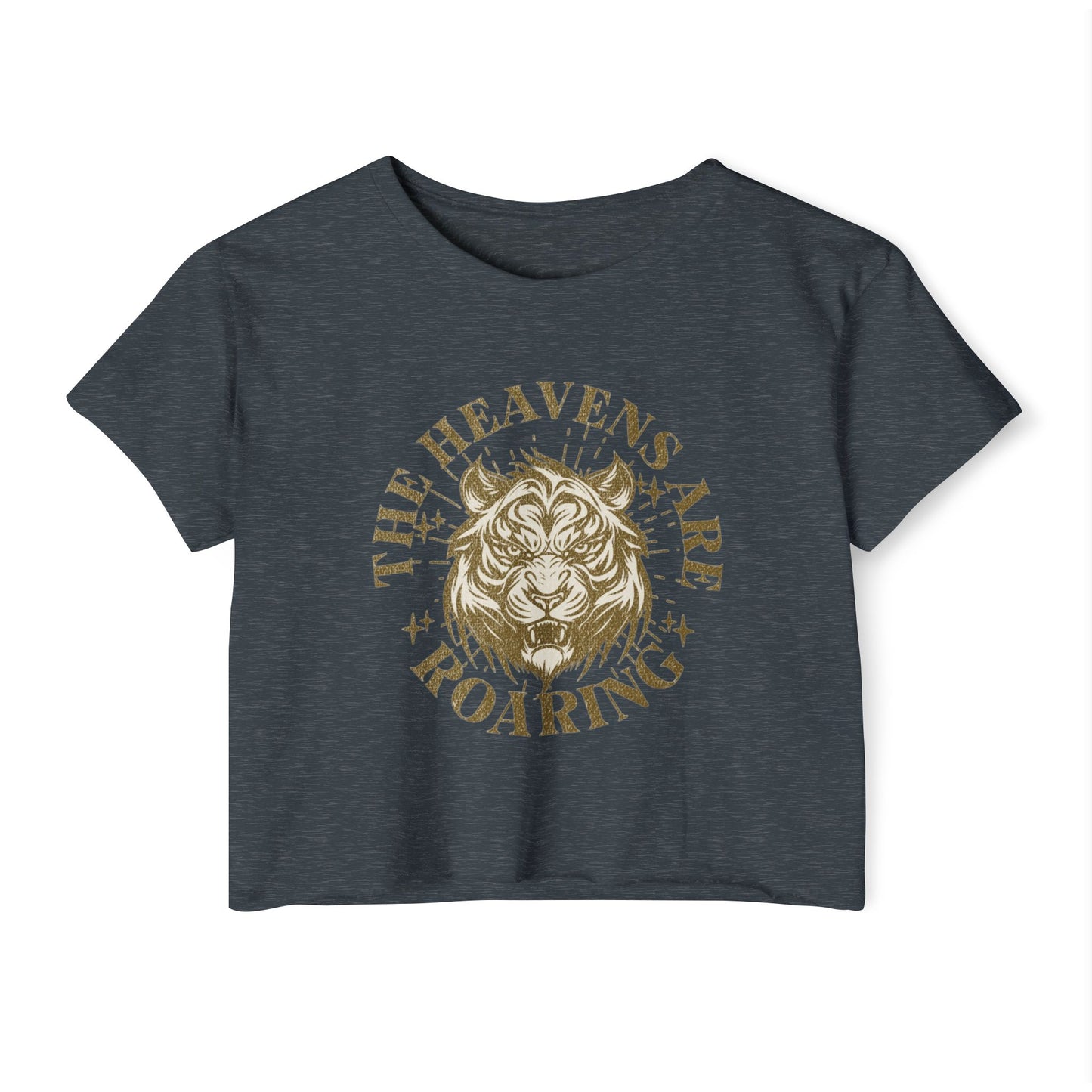 THE HEAVENS ARE ROARING - SOFT, LIGHTWEIGHT CROP TOP
