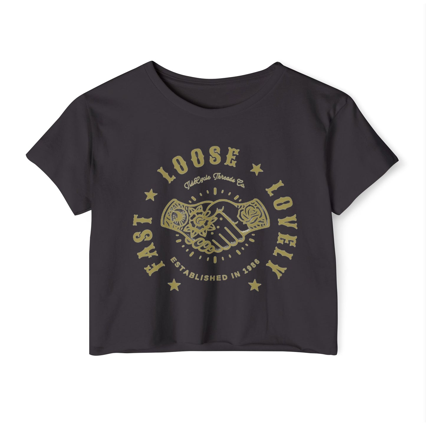 FAST, LOOSE, LOVELY - SOFT, LIGHTWEIGHT CROP TOP