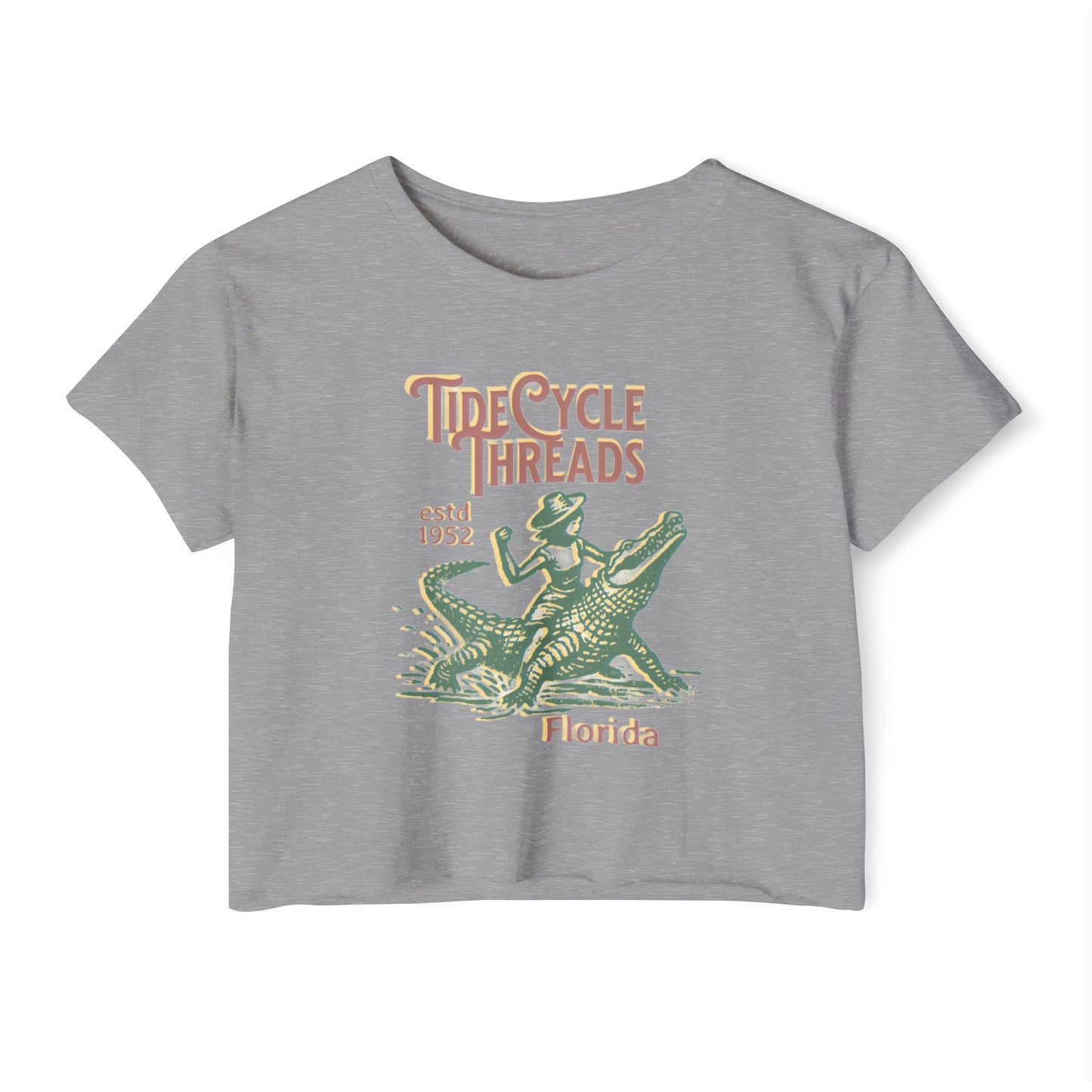 TIDECYCLE THREADS FLORIDA - SOFT, LIGHTWEIGHT CROP TOP