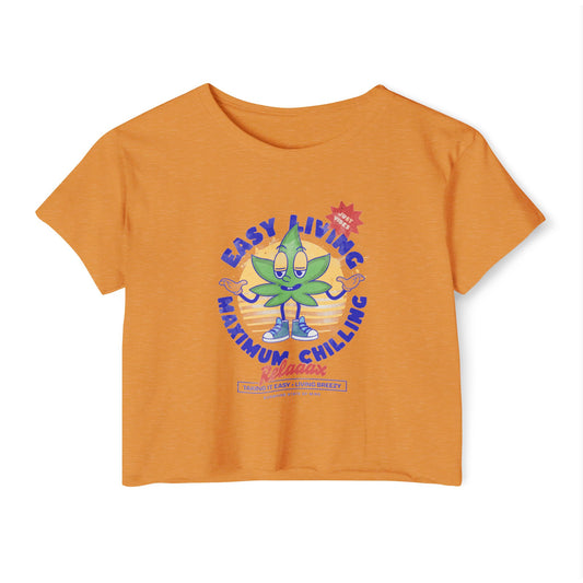 EASY LIVING - SOFT, LIGHTWEIGHT CROP TOP