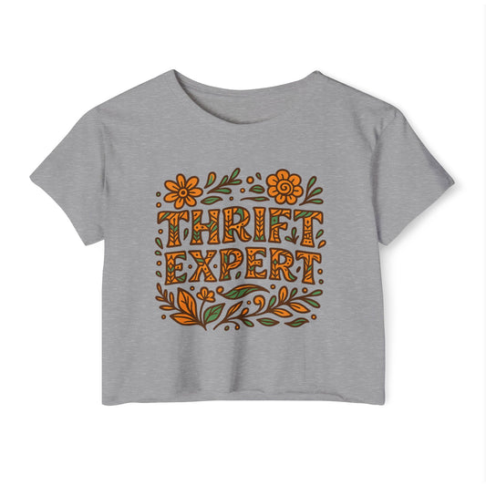 THRIFT EXPERT - SOFT, LIGHTWEIGHT CROP TOP