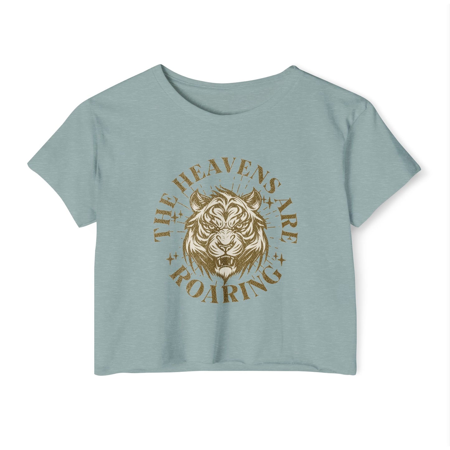 THE HEAVENS ARE ROARING - SOFT, LIGHTWEIGHT CROP TOP