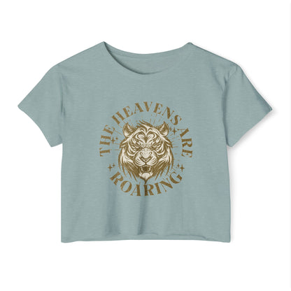 THE HEAVENS ARE ROARING - SOFT, LIGHTWEIGHT CROP TOP