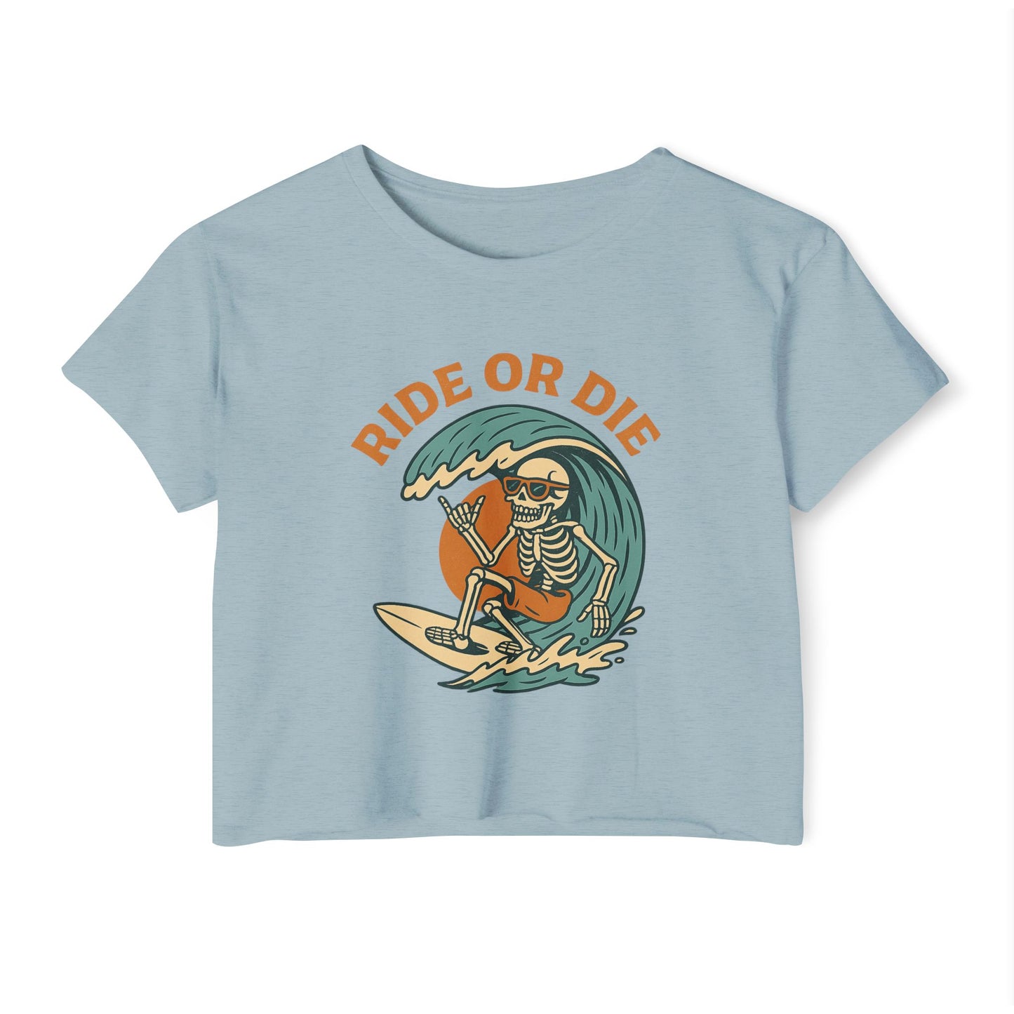 RIDE OR DIE - SOFT, LIGHTWEIGHT CROP TOP