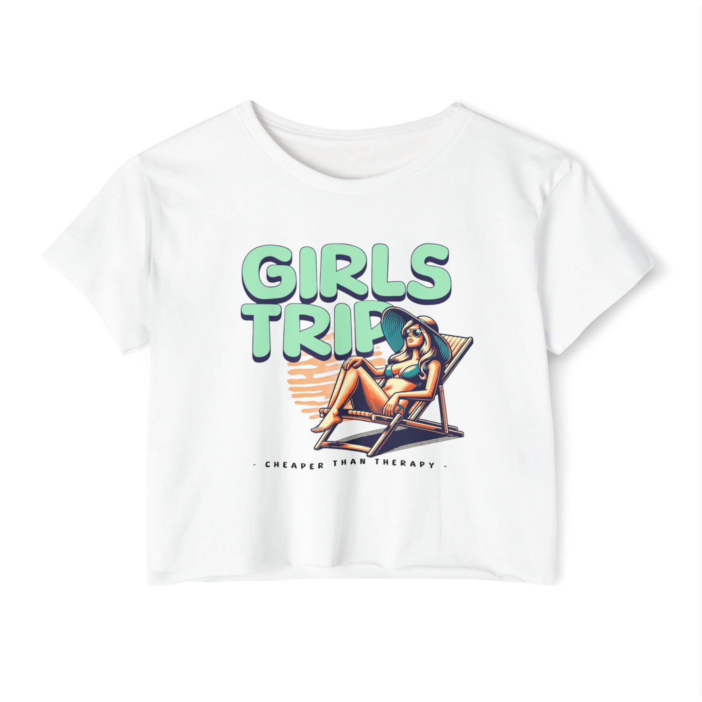 GIRLS TRIP - SOFT, LIGHTWEIGHT CROP TOP