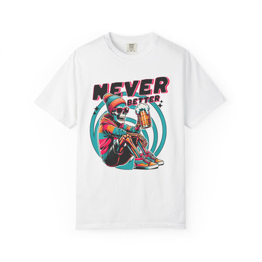 Skeleton Graphic T-shirt - Never Better Design