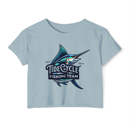 TIDECYCLE FISHING TEAM - SOFT, LIGHTWEIGHT CROP TOP