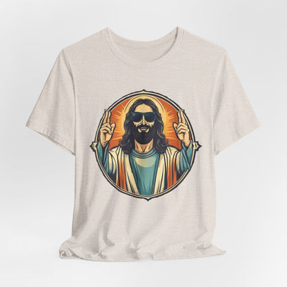 RETRO JESUS - ADULT SOFTSTYLE