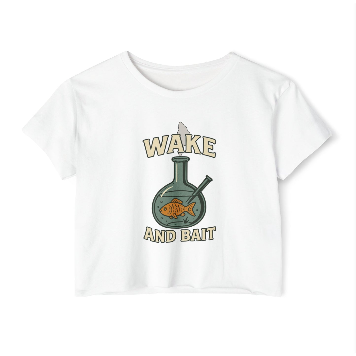 WAKE AND BAIT - SOFT, LIGHTWEIGHT CROP TOP