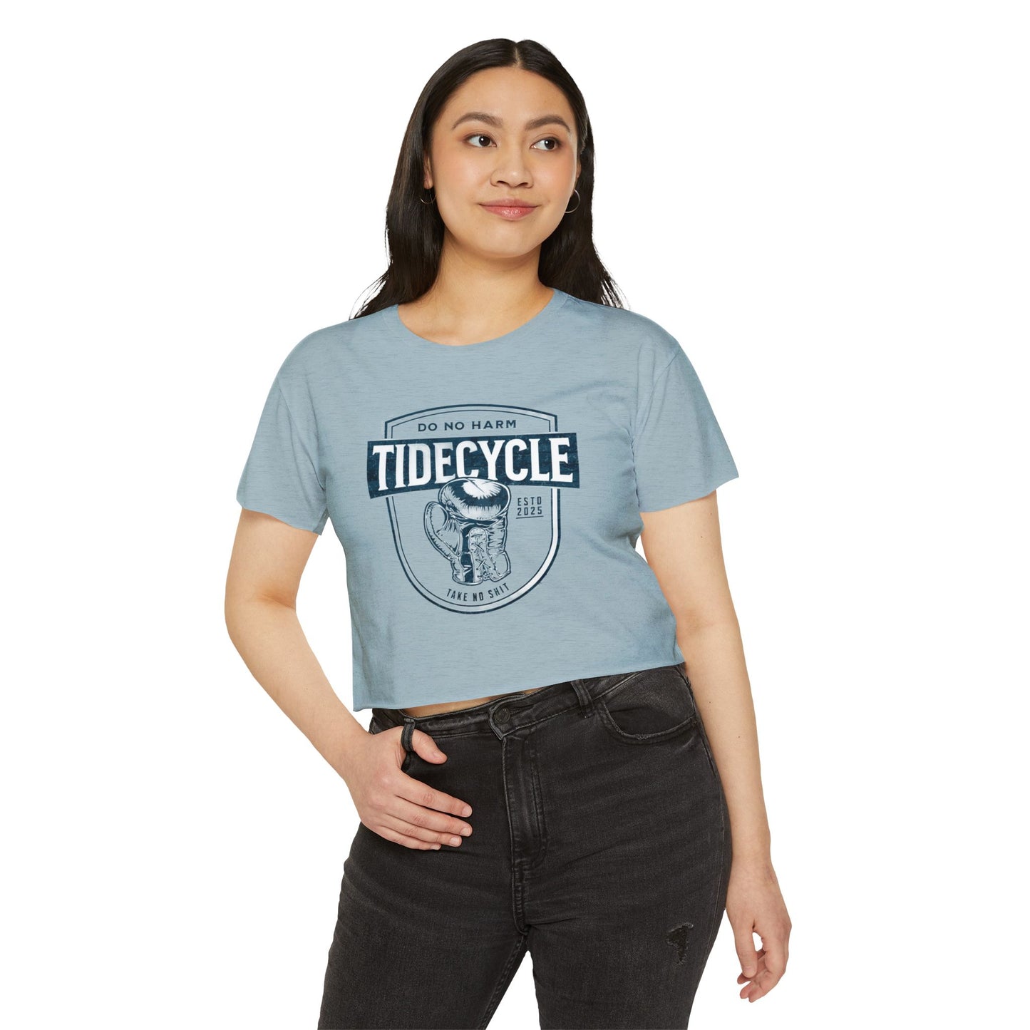 TIDECYCLE BOXING - SOFT, LIGHTWEIGHT CROP TOP