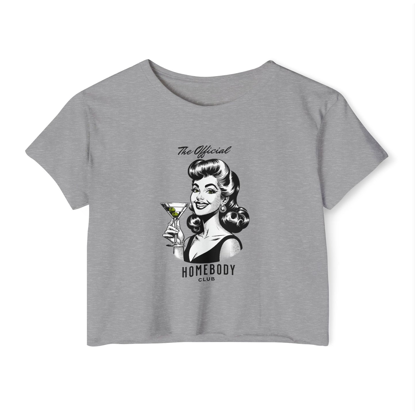 HOMEBODY CLUB - SOFT, LIGHTWEIGHT CROP TOP