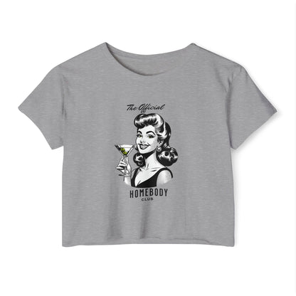 HOMEBODY CLUB - SOFT, LIGHTWEIGHT CROP TOP
