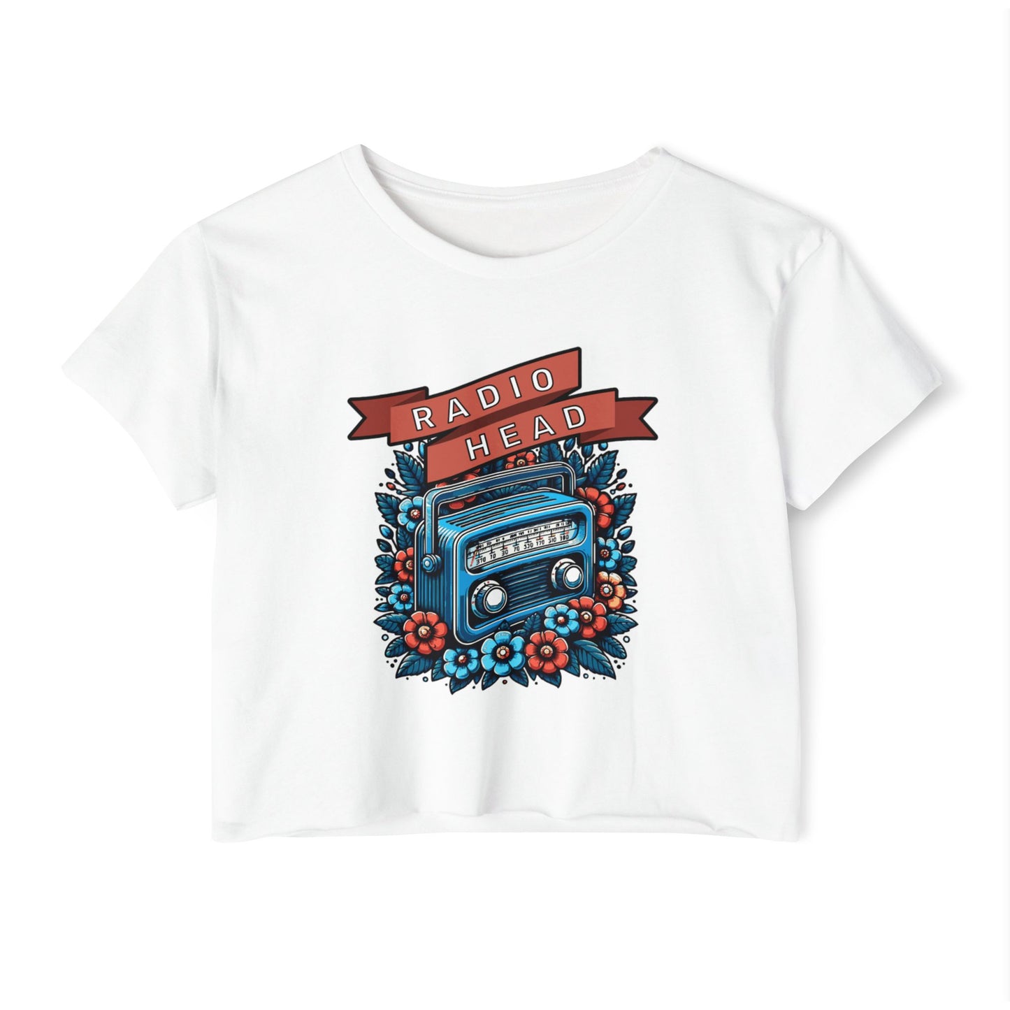 RADIO HEAD - SOFT, LIGHTWEIGHT CROP TOP