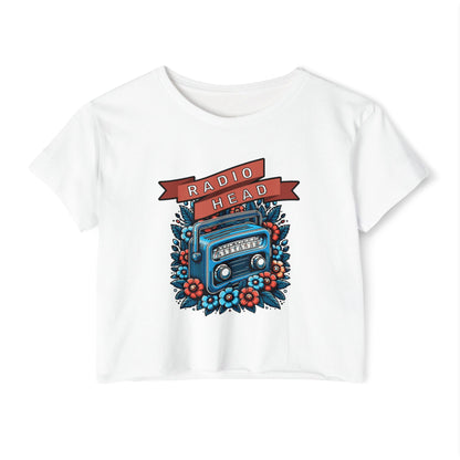 RADIO HEAD - SOFT, LIGHTWEIGHT CROP TOP