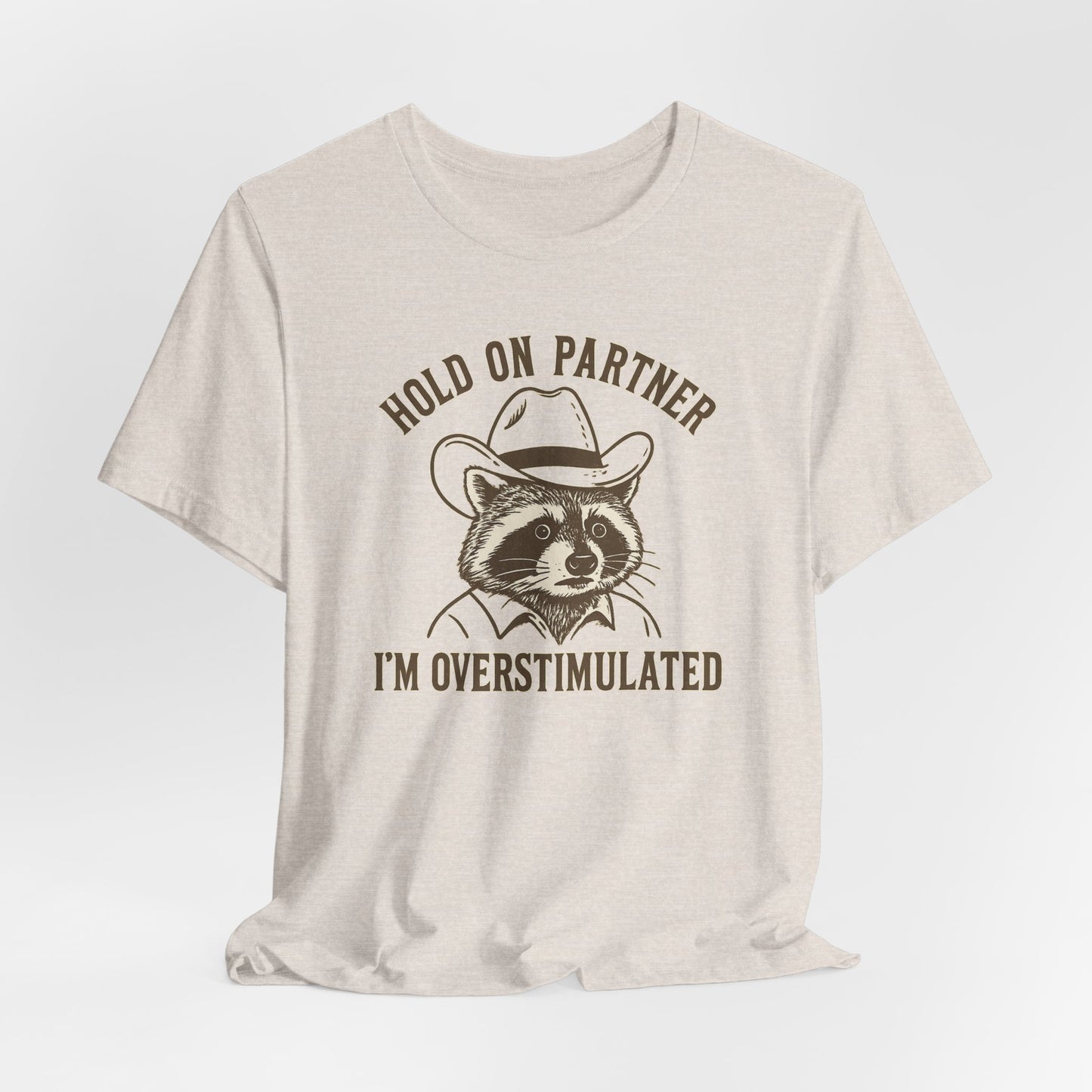 HOLD ON PARTNER, I'M OVERSTIMULATED - ADULT SOFTSTYLE