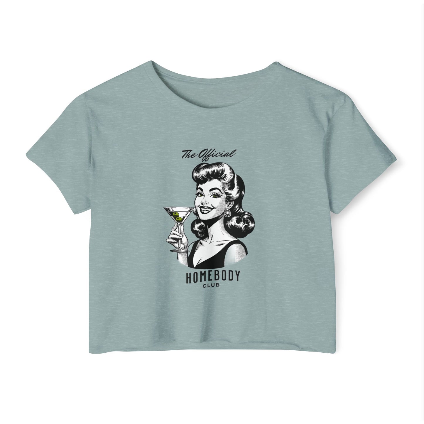HOMEBODY CLUB - SOFT, LIGHTWEIGHT CROP TOP