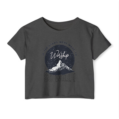 SO WILL I - SOFT, LIGHTWEIGHT CROP TOP
