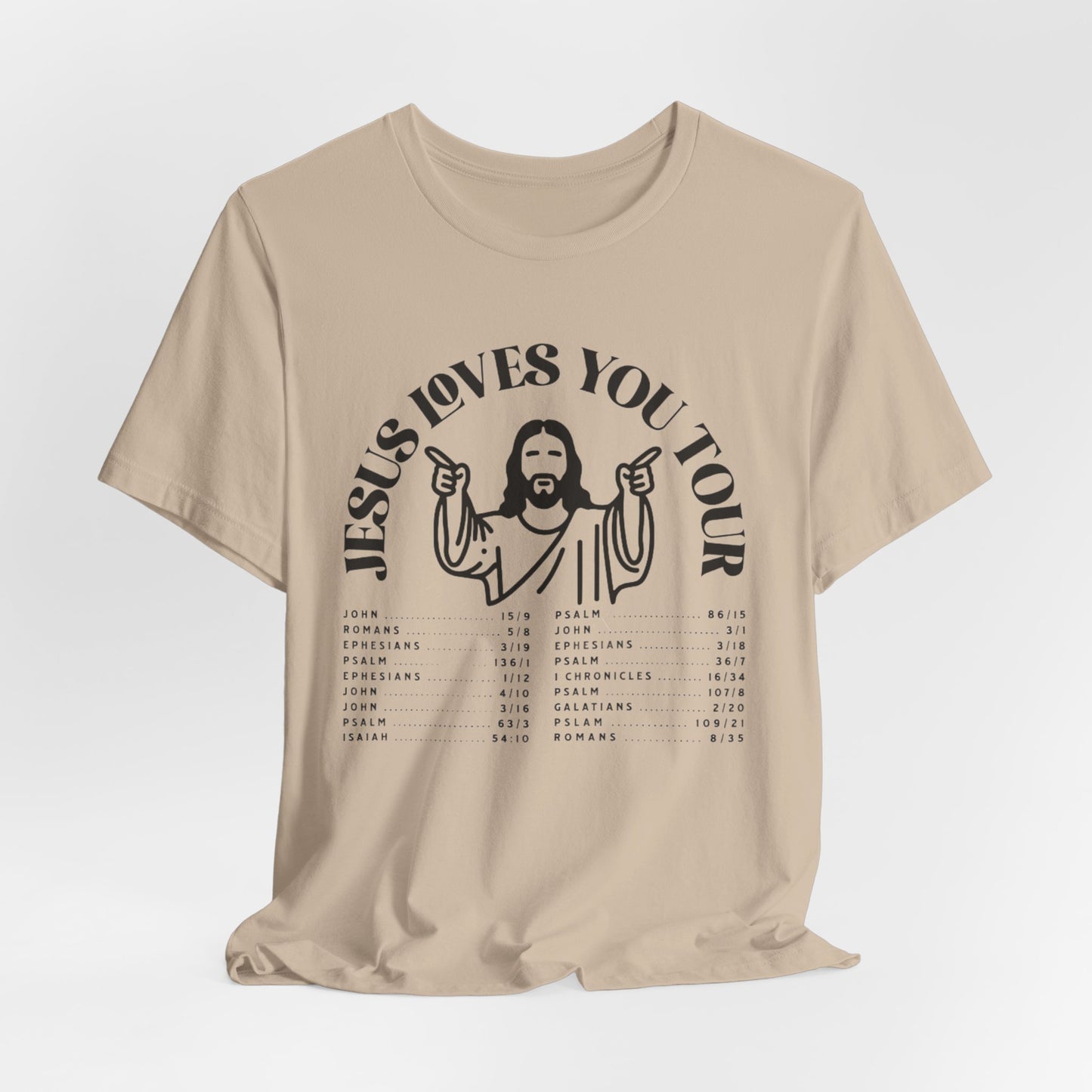 JESUS LOVES YOU TOUR - ADULT SOFTSTYLE