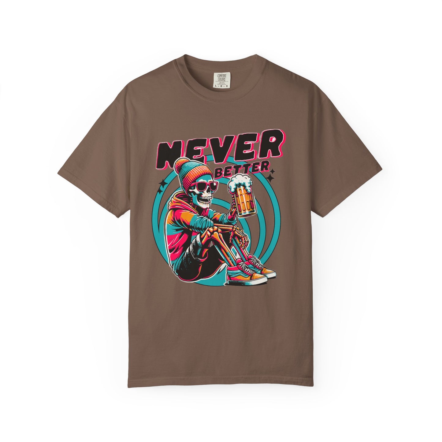 Skeleton Graphic T-shirt - Never Better Design