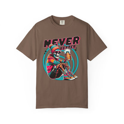Skeleton Graphic T-shirt - Never Better Design