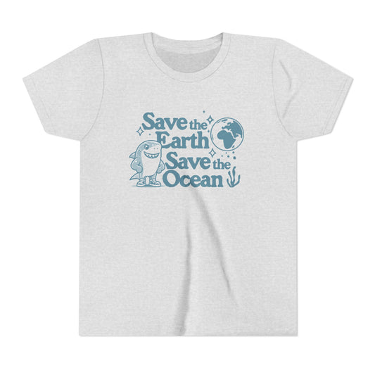 SAVE THE EARTH, SAVE THE OCEAN - YOUTH SOFTSTYLE