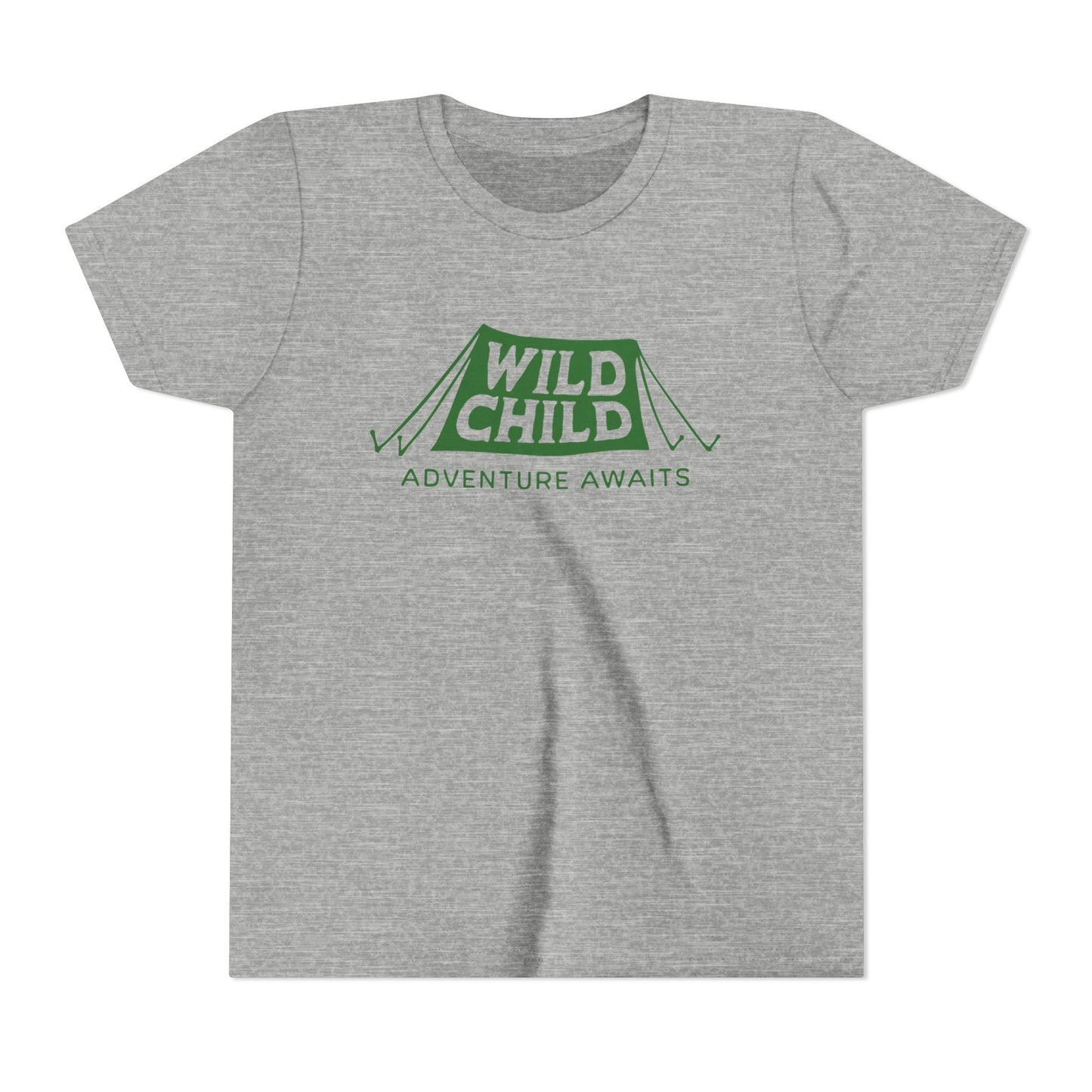 WILD CHILD, ADVENTURE AWAITS - YOUTH SOFTSTYLE