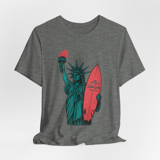 LADY LIBERTY SURF, TIDECYCLE - ADULT SOFTSTYLE