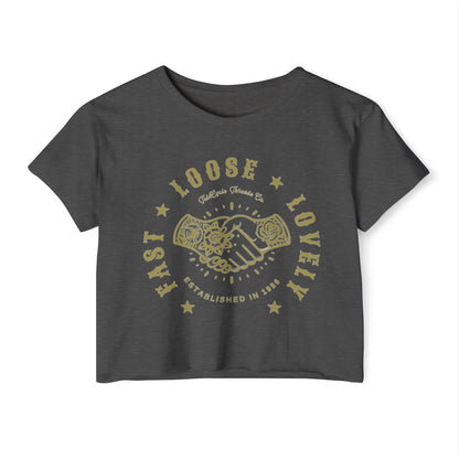FAST, LOOSE, LOVELY - SOFT, LIGHTWEIGHT CROP TOP