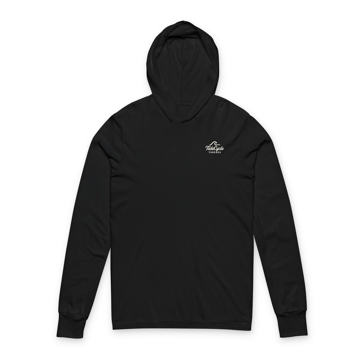 Find Your Wave Skeleton Surfing Unisex Hooded Long Sleeve Tee