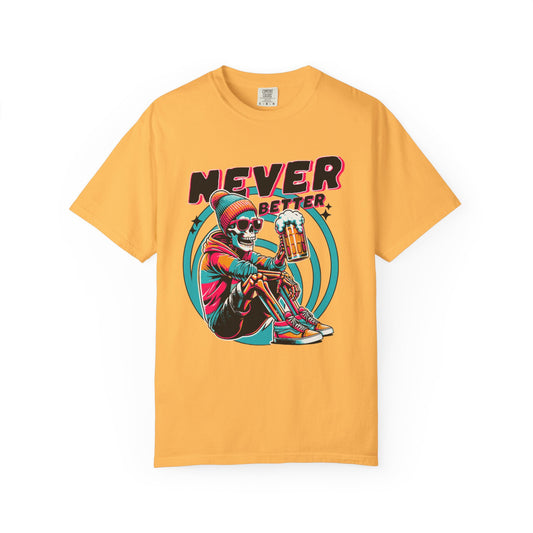 Skeleton Graphic T-shirt - Never Better Design