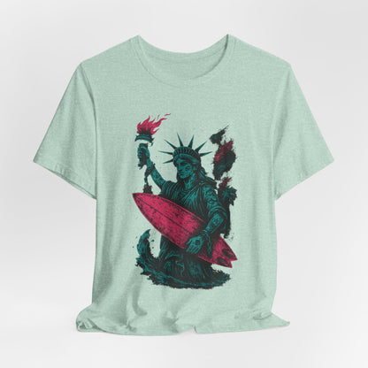 SURF LADY LIBERTY - ADULT SOFTSTYLE