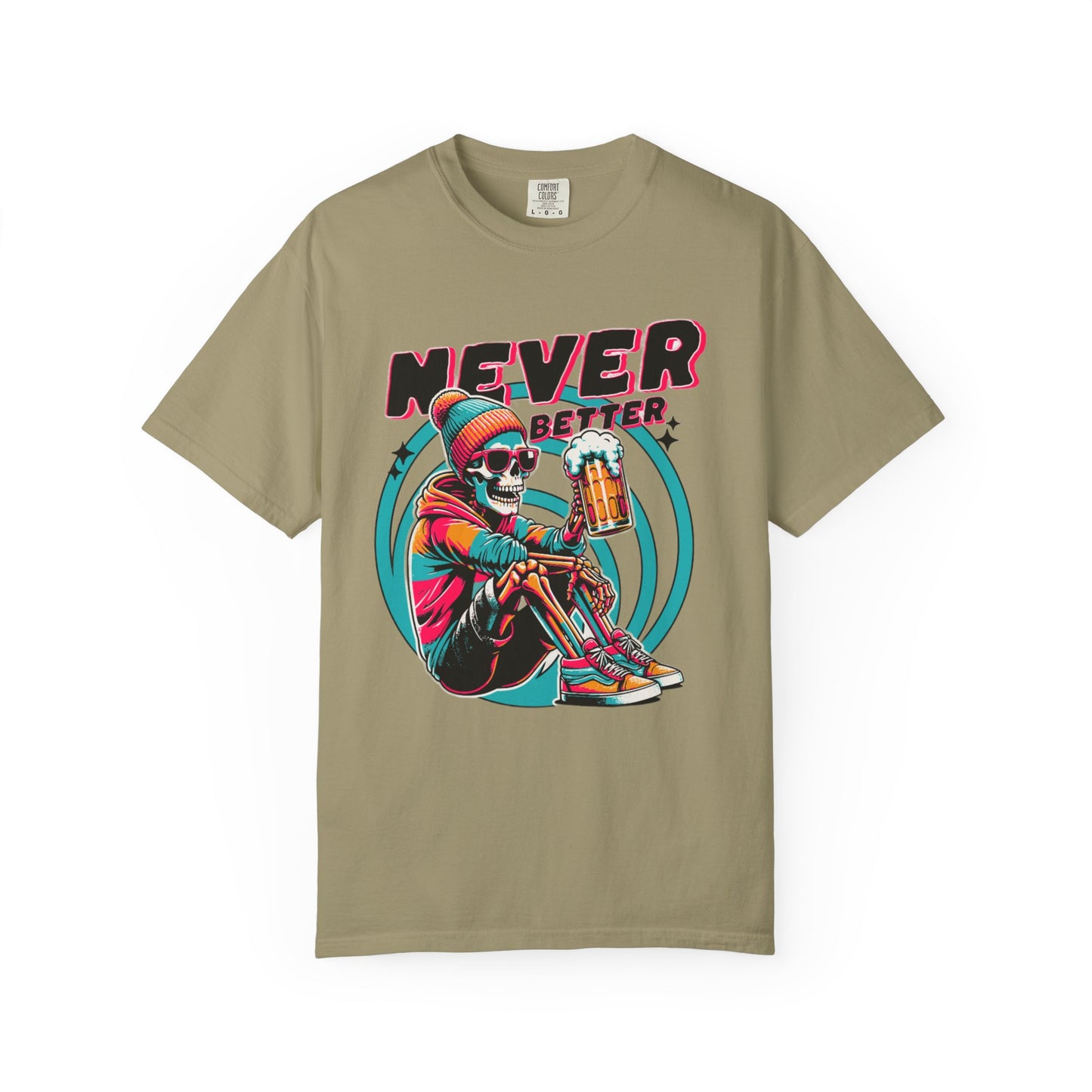 Skeleton Graphic T-shirt - Never Better Design