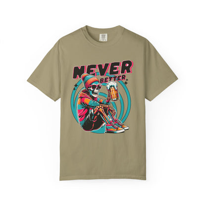 Skeleton Graphic T-shirt - Never Better Design