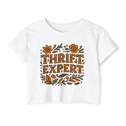THRIFT EXPERT - SOFT, LIGHTWEIGHT CROP TOP