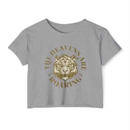 THE HEAVENS ARE ROARING - SOFT, LIGHTWEIGHT CROP TOP