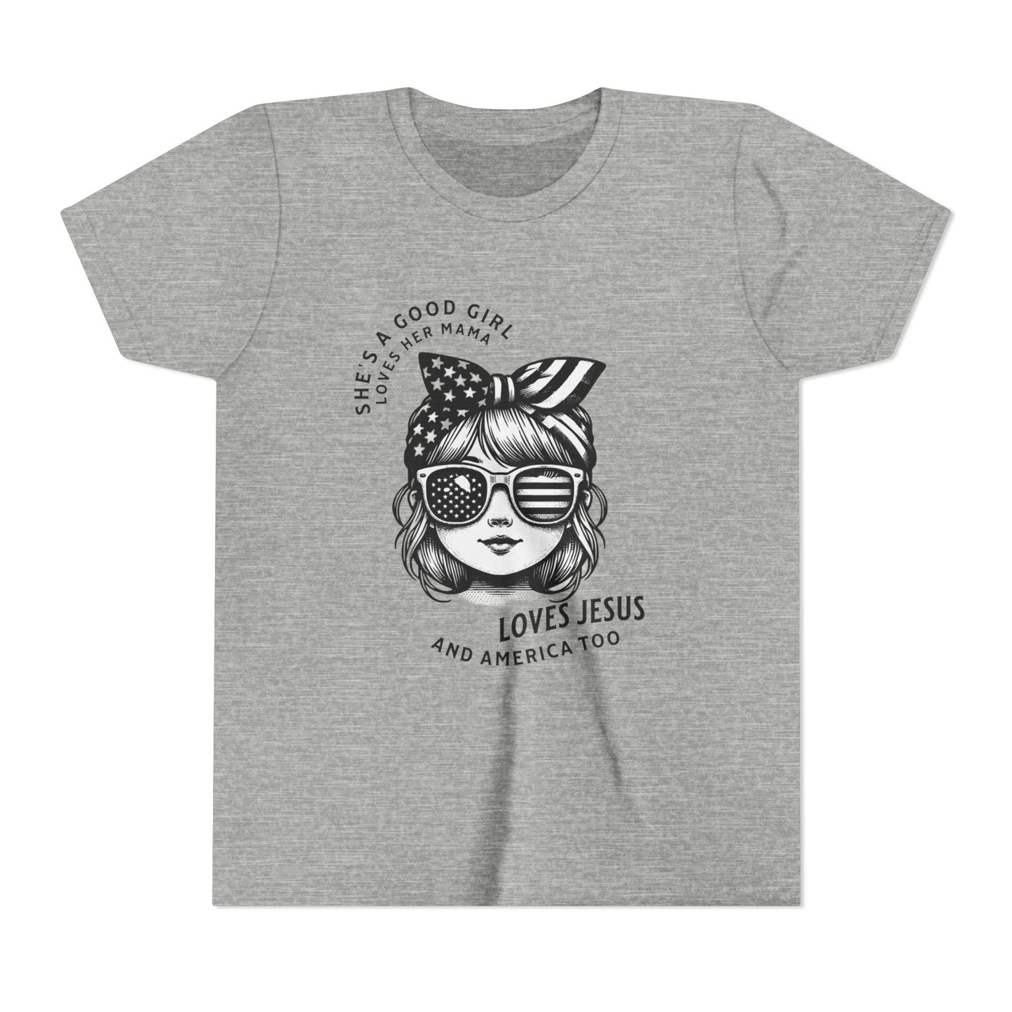 LOVES JESUS AND AMERICA TOO - YOUTH SOFTSTYLE